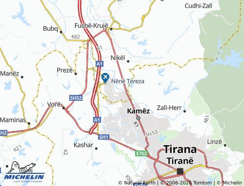 Carte MICHELIN Qerekë - ViaMichelin