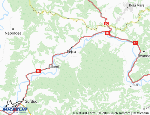 MICHELIN Lozna map - ViaMichelin