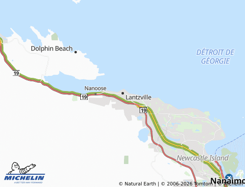 MICHELIN Lantzville map - ViaMichelin