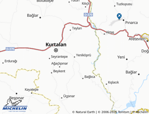 MICHELIN Yeniköprü map - ViaMichelin
