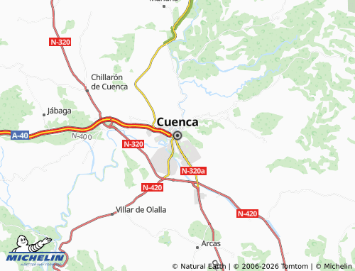 Mappa MICHELIN Cuenca - ViaMichelin
