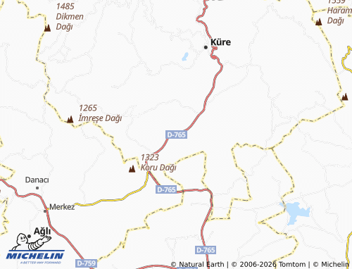 MICHELIN-Landkarte Camili - ViaMichelin