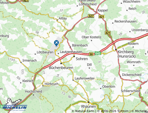 Carte MICHELIN Sohren - ViaMichelin