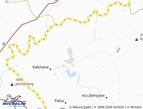 MICHELIN-Landkarte Ha Motsoari - ViaMichelin