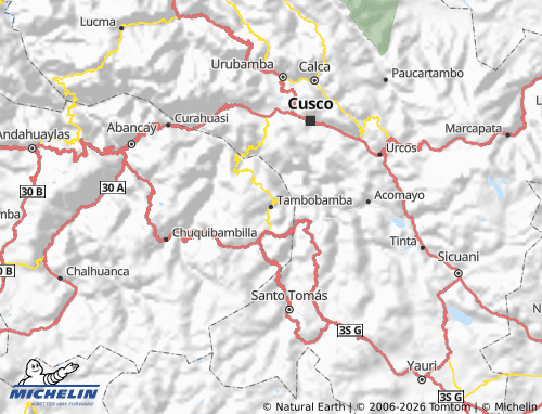 Carte MICHELIN Cotabambas - ViaMichelin