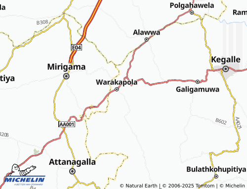 MICHELIN Ganithapura map - ViaMichelin