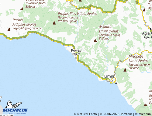 MICHELIN Rovies map - ViaMichelin