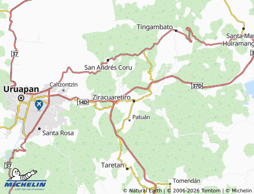 Mapa MICHELIN Villas de Caracha - ViaMichelin