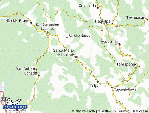 Mapa MICHELIN Tepetate Centro - ViaMichelin