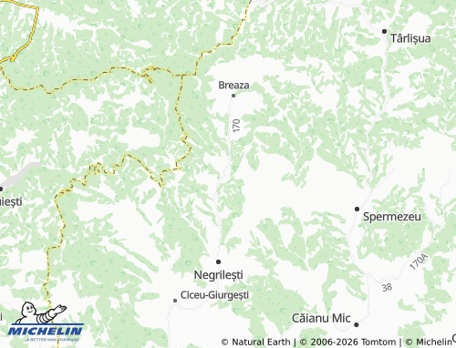 Mappa MICHELIN Purcărete - ViaMichelin