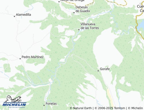 MICHELIN Baños de Alicún de las Torres map - ViaMichelin