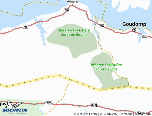 Mapa MICHELIN Niadiou - ViaMichelin