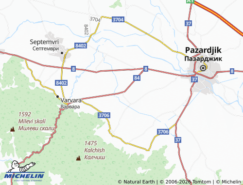 Carte MICHELIN Bratanitsa - ViaMichelin