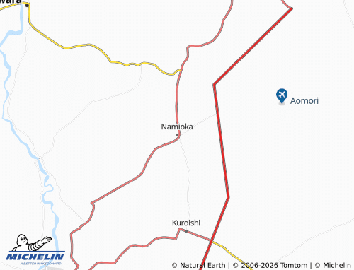 Mappa MICHELIN Namioka - ViaMichelin