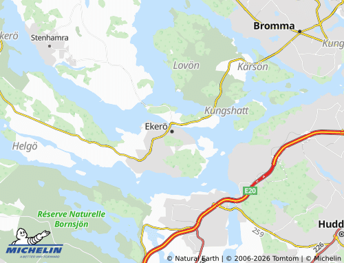 Mappa MICHELIN Ekerö - ViaMichelin