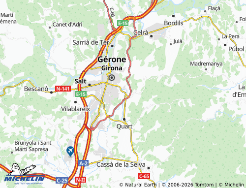 Carte MICHELIN La Creueta - ViaMichelin