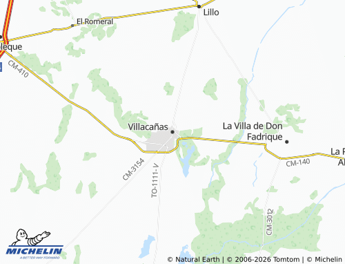 Kaart MICHELIN Villacañas - ViaMichelin