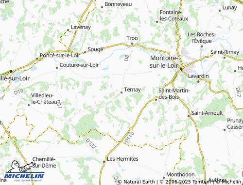 MICHELIN-Landkarte Ternay - ViaMichelin