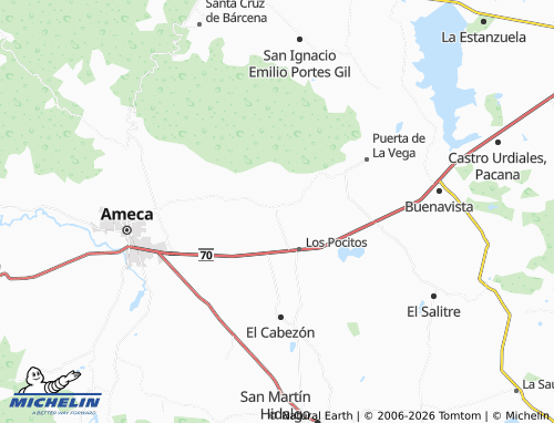 Mappa MICHELIN San Antonio Matute - ViaMichelin