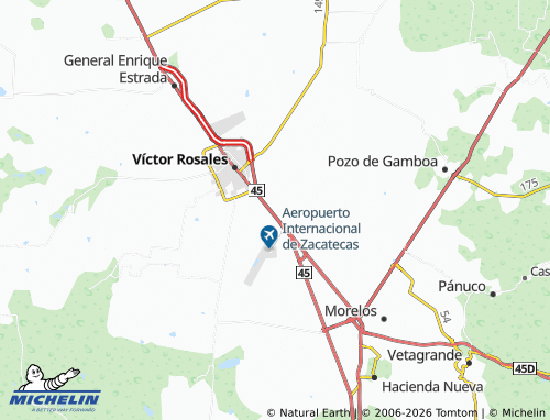 Mappa MICHELIN Parque Industrial de Calera - ViaMichelin