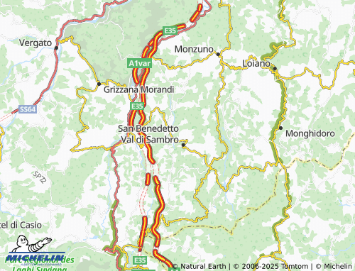MICHELIN San Martino map - ViaMichelin
