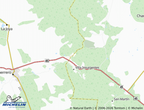 Mapa MICHELIN San José de las Corrientes - ViaMichelin