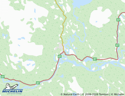 Kaart MICHELIN Skjold - ViaMichelin