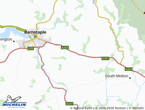 Mappa MICHELIN Swimbridge - ViaMichelin