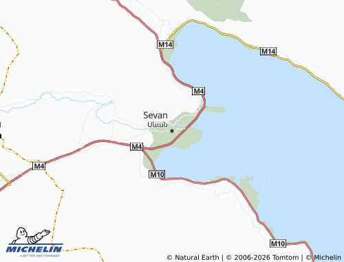 Carte MICHELIN Sevan - ViaMichelin