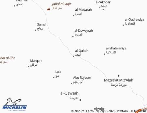 MICHELIN-Landkarte al-Qaltah - ViaMichelin