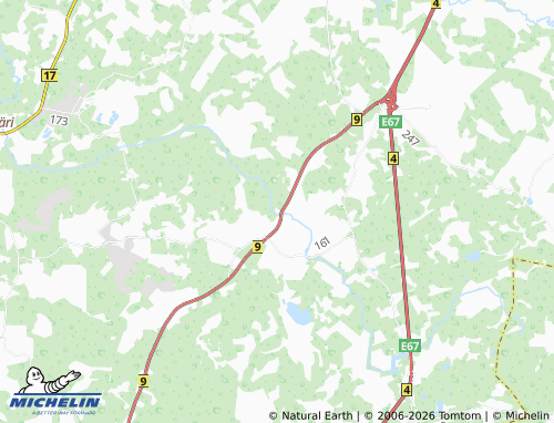 MICHELIN Kabila map - ViaMichelin