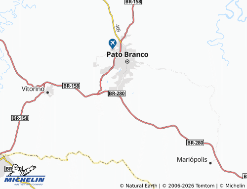 Mapa MICHELIN Gralha Azul - ViaMichelin