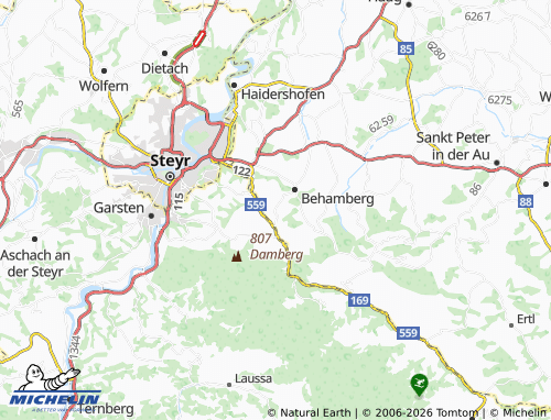 MICHELIN Penz map - ViaMichelin