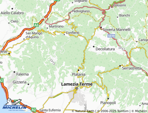 MICHELIN Campo Chiesa map - ViaMichelin