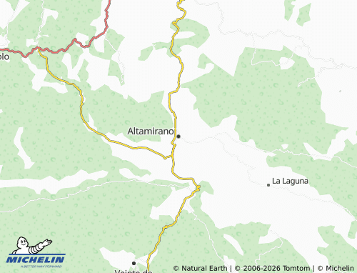 MICHELIN Altamirano map - ViaMichelin