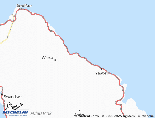 MICHELIN Mamfias map - ViaMichelin