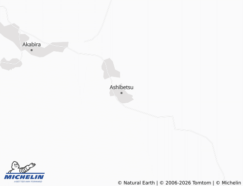 MICHELIN Ashibetsu map - ViaMichelin