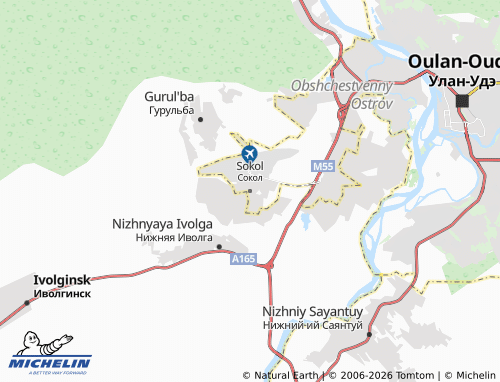 MICHELIN-Landkarte Sokol - ViaMichelin