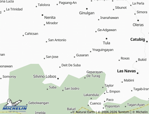 MICHELIN Gusaran map - ViaMichelin