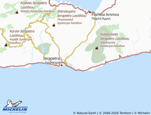 MICHELIN Vainia map - ViaMichelin