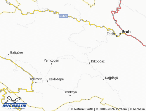 MICHELIN Bingöl map - ViaMichelin