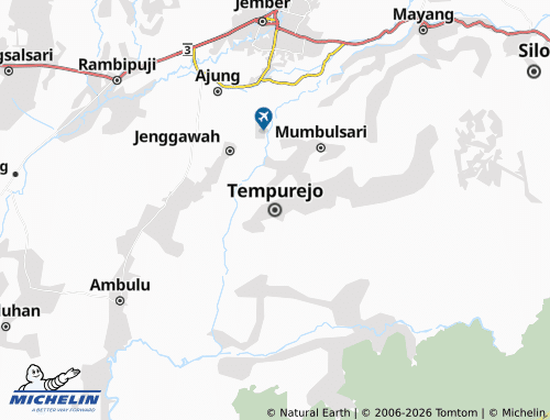 Mappa MICHELIN Tempurejo - ViaMichelin