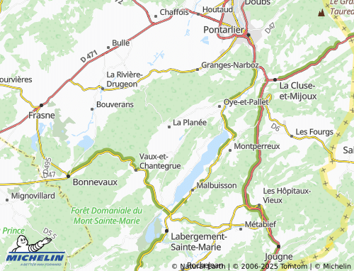 MICHELIN Le Petit Malpas map - ViaMichelin