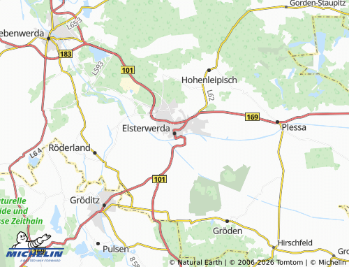 MICHELIN-Landkarte Elsterwerda - ViaMichelin