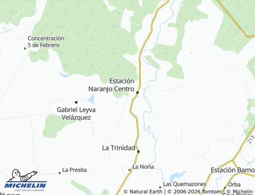 Mapa MICHELIN Naranjo Segundo - ViaMichelin
