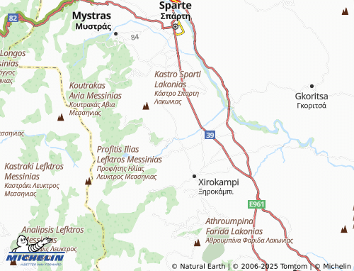 MICHELIN Anogeia map - ViaMichelin