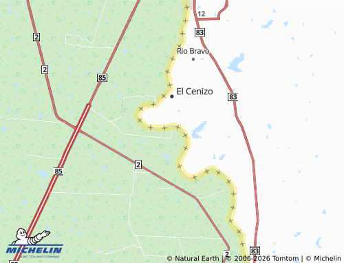Mappa MICHELIN Las Lomas - ViaMichelin