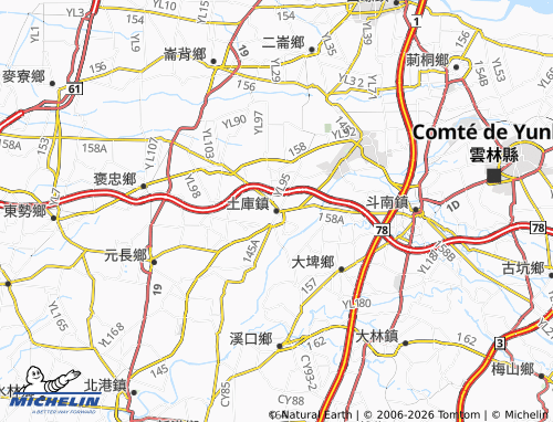 Mappa MICHELIN tu ku zhen - ViaMichelin