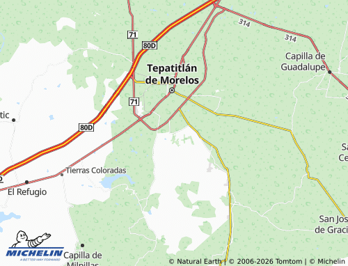 Mapa MICHELIN La Loma - ViaMichelin