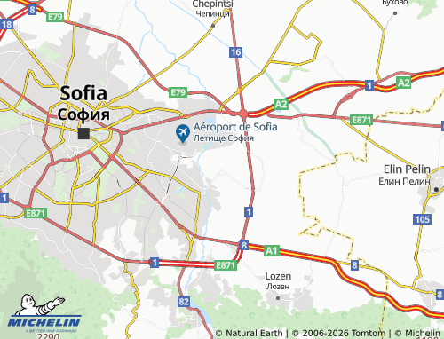 Mappa MICHELIN Busmantsi - ViaMichelin